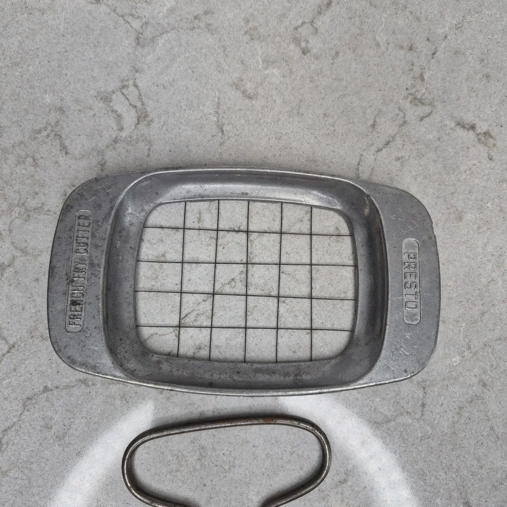 Vintage Presto Aluminum French Fry Cutter & Crinkle Cutter‎
